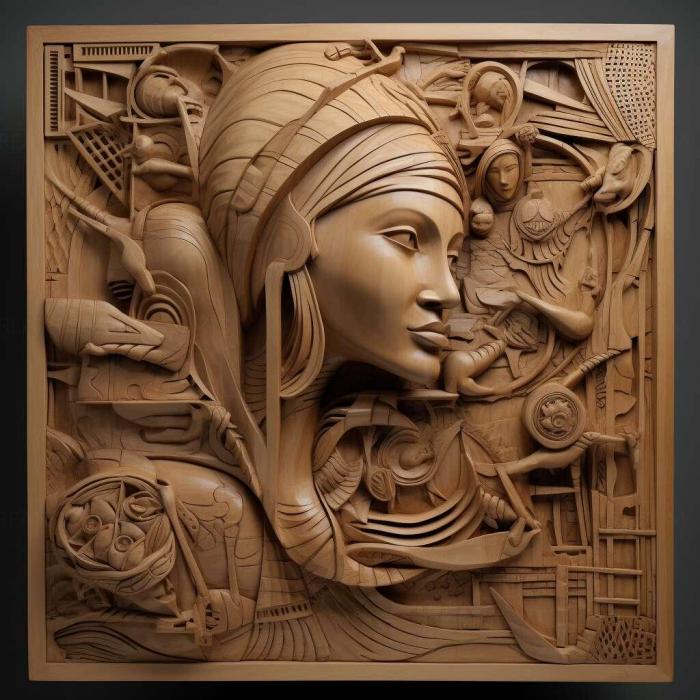 نموذج ثلاثي الأبعاد لآلة CNC 3D Art 